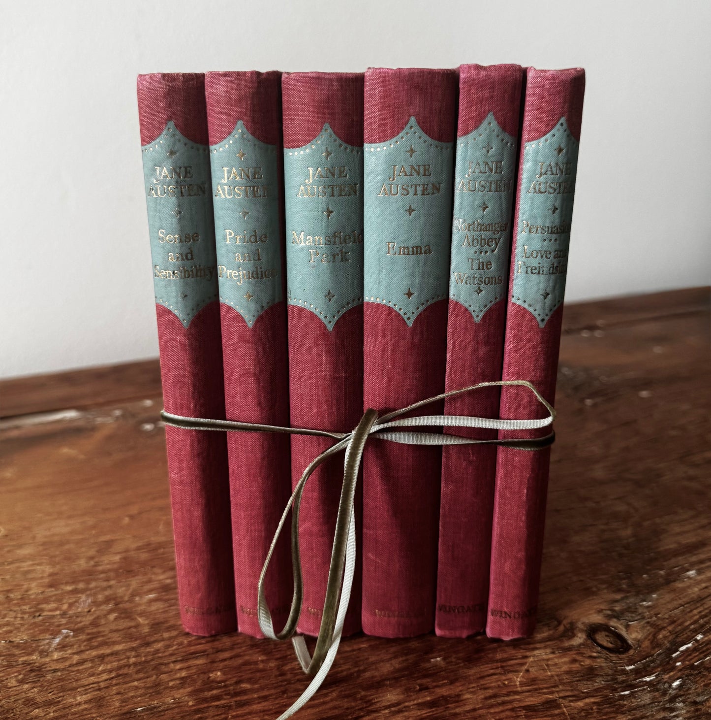 Vintage Set Novels Of Jane Austen Chawton Wingate Edition 1948 Pride & Prejudice