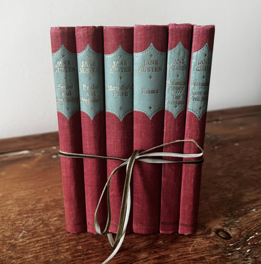Vintage Set Novels Of Jane Austen Chawton Wingate Edition 1948 Pride & Prejudice