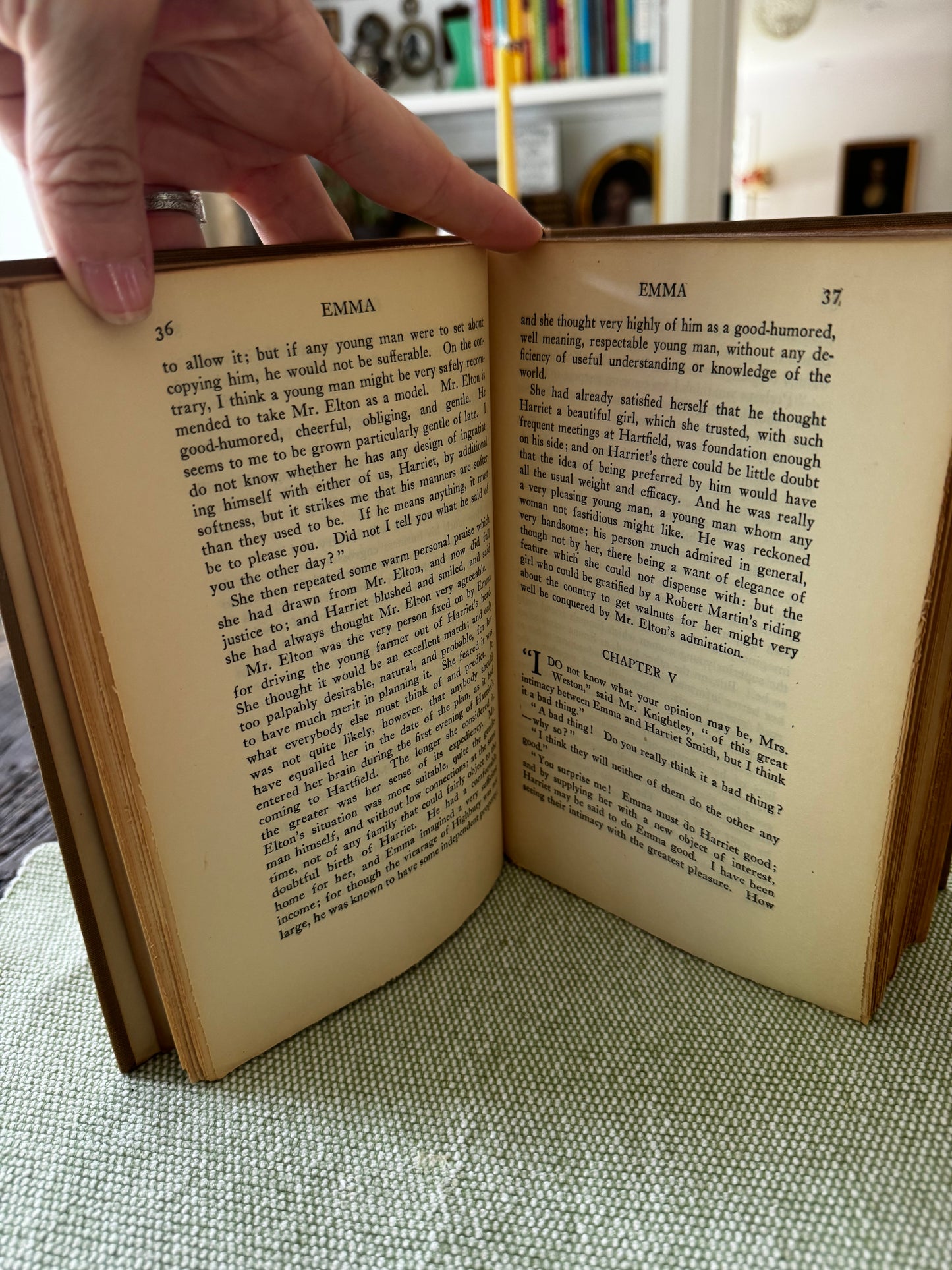 Emma by Jane Austen National Library Edition c1900s Illustrated