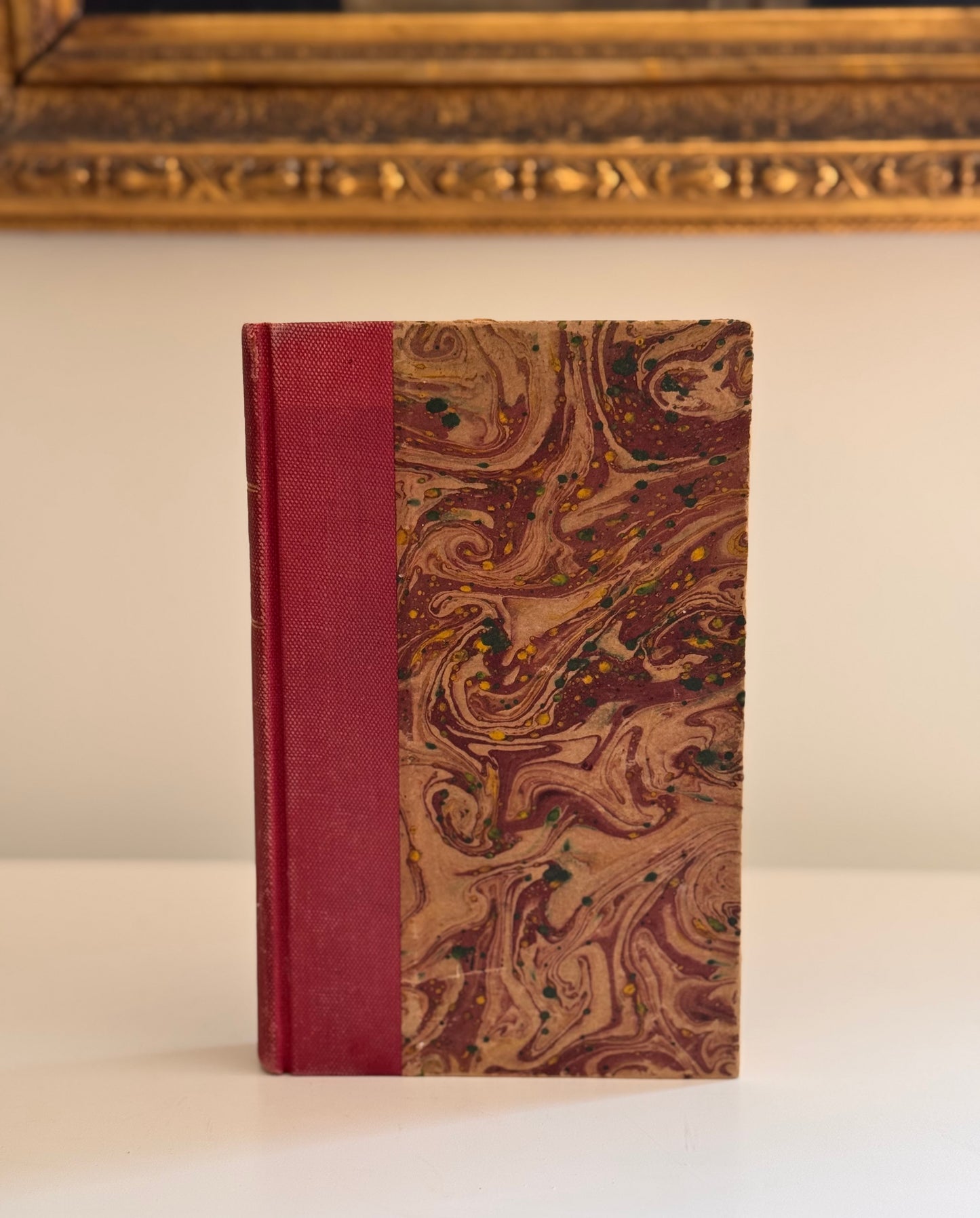Vintage 1935 French Book Madame Du Pompadour by Albert Leroy Illustrated Red Cloth