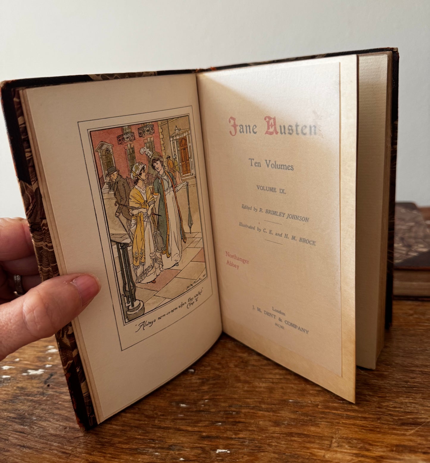 Jane Austen’s Novels Winchester Northanger Abbey Persuasion 1901