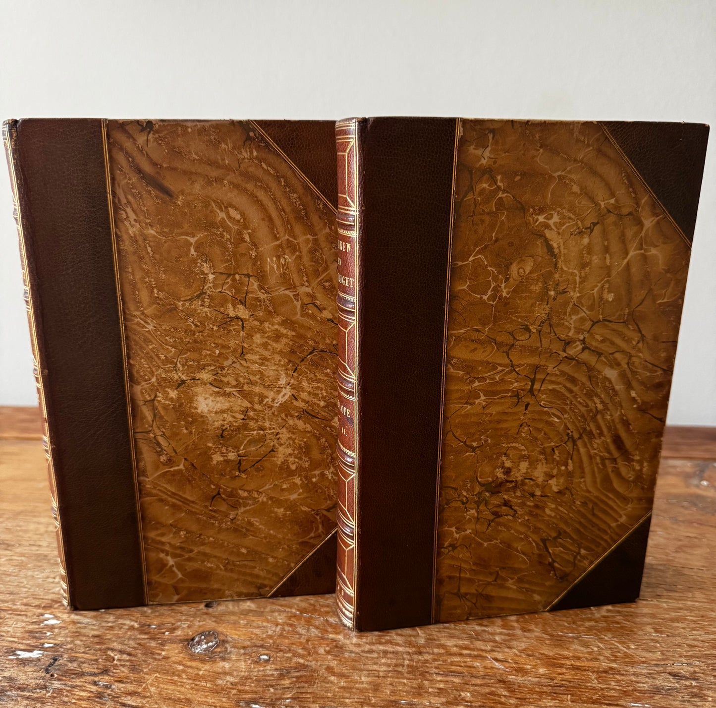 He Knew Too Much by Anthony Trollope 1st Edition 1869 Leather Book Set