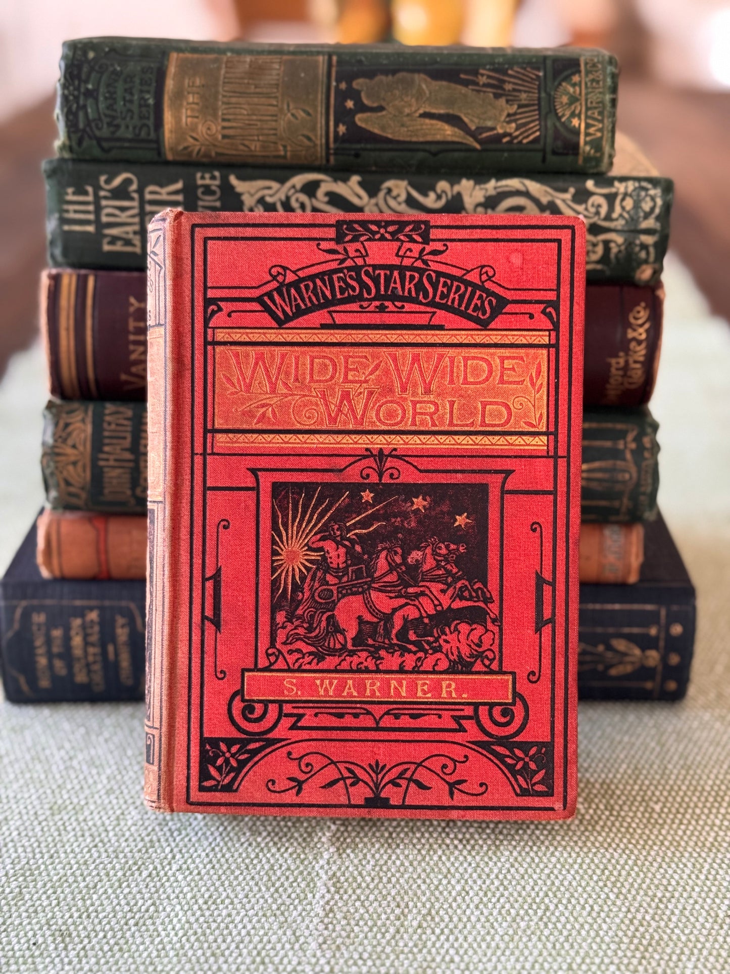 Antique Book Bundle Susan Warner Lamplighter John Halifax 1800s 1900s Good