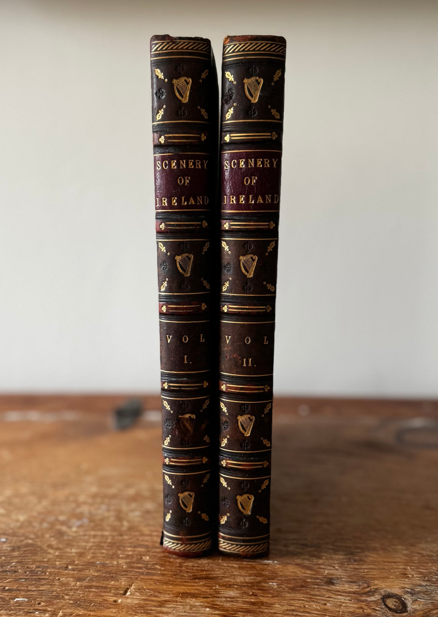 The Scenery & Antiquities Of Ireland Illustrated WH Bartlett 1852 Two Volume Set