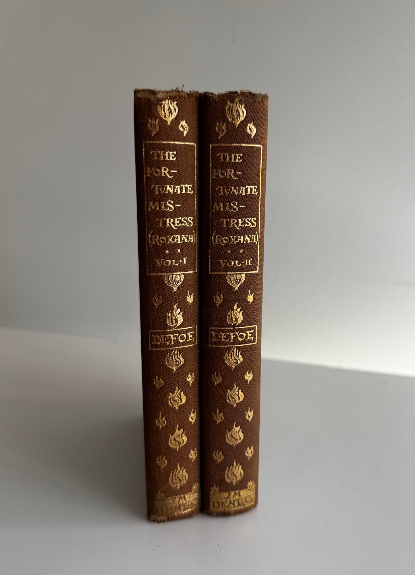 Antique 1895 The Fortunate Mistress or Roxana By Daniel Defoe Illustrated Dent