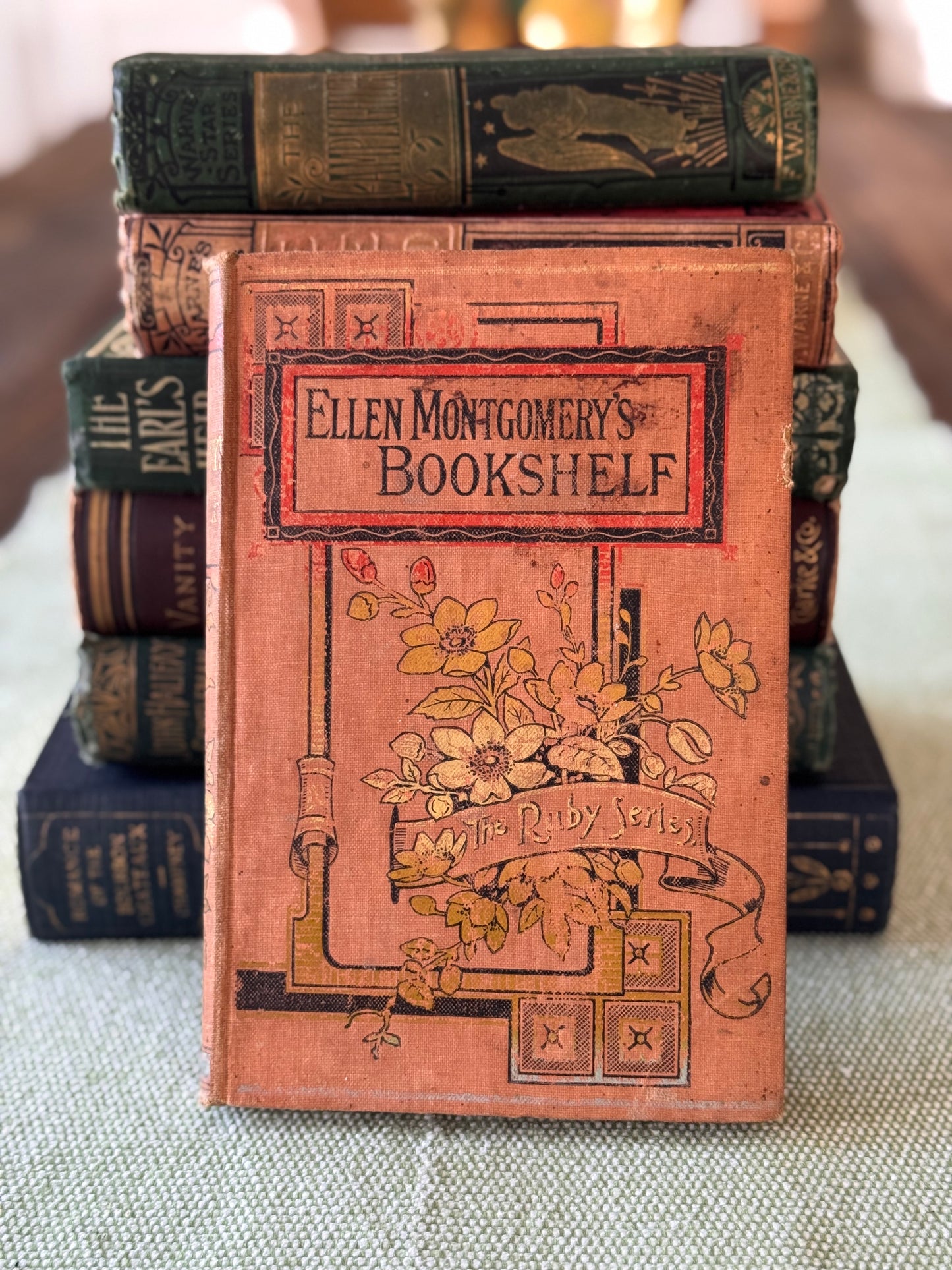 Antique Book Bundle Susan Warner Lamplighter John Halifax 1800s 1900s Good