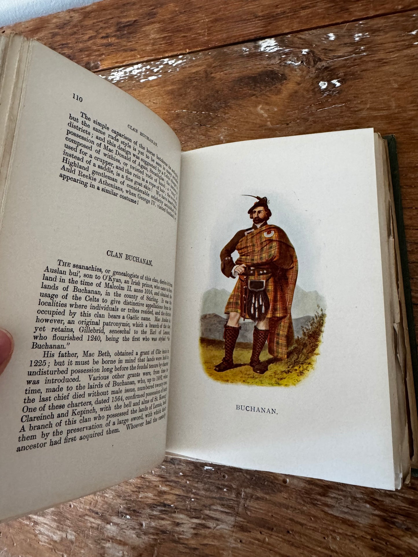 Antique Copy 1909 McIan’s Costumes of the Clans of Scotland Illustrated
