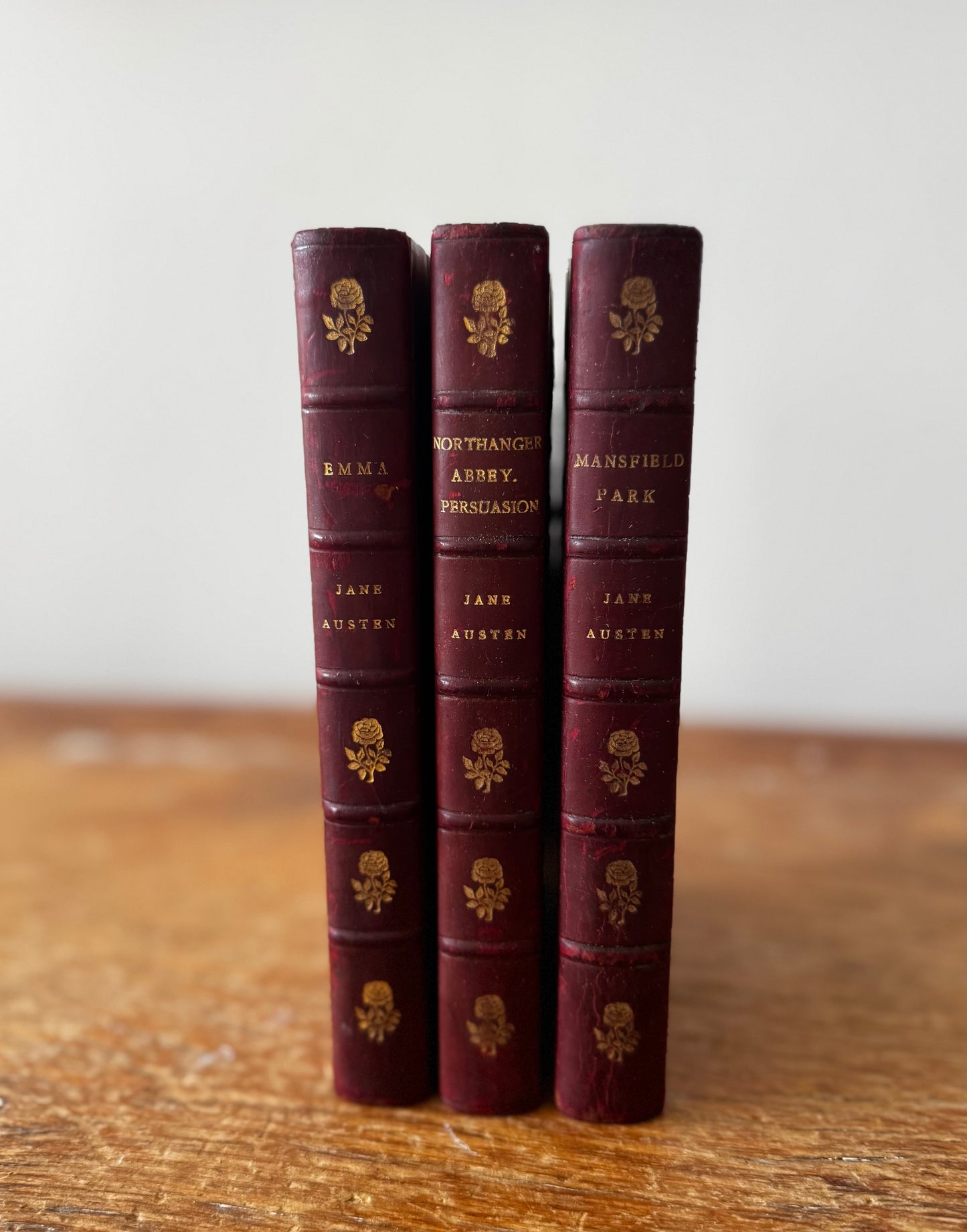 Antique Set Of Jane Austen’s Novels 1920s Riviere & Son Emma Northanger Abbey Persuasion