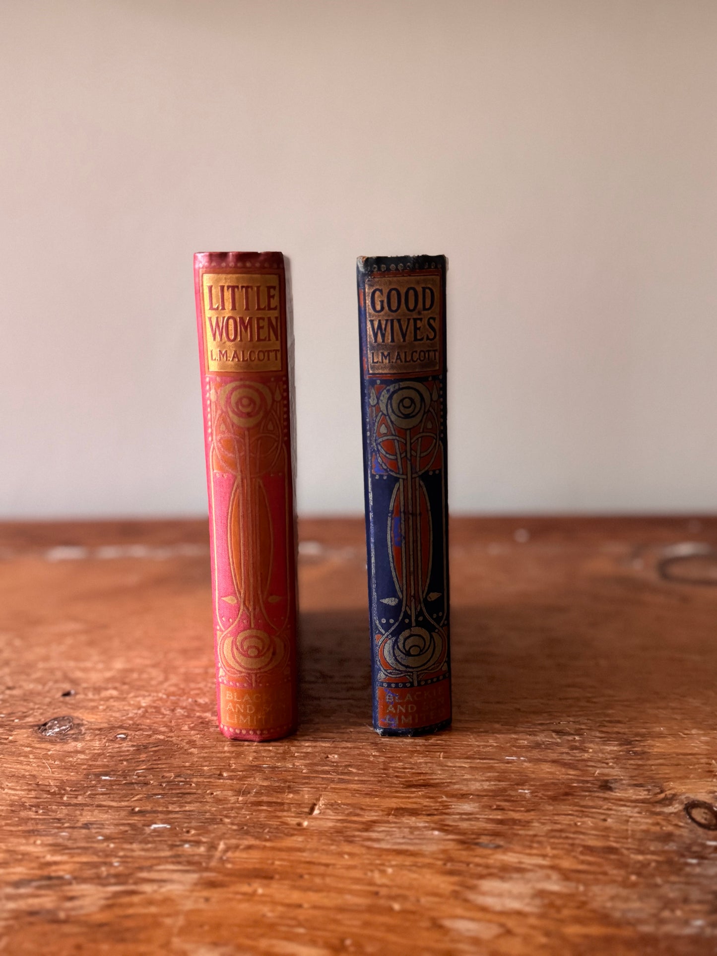 Little Women & Good Wives Art Nouveau Blackie & Son Book Set 1908