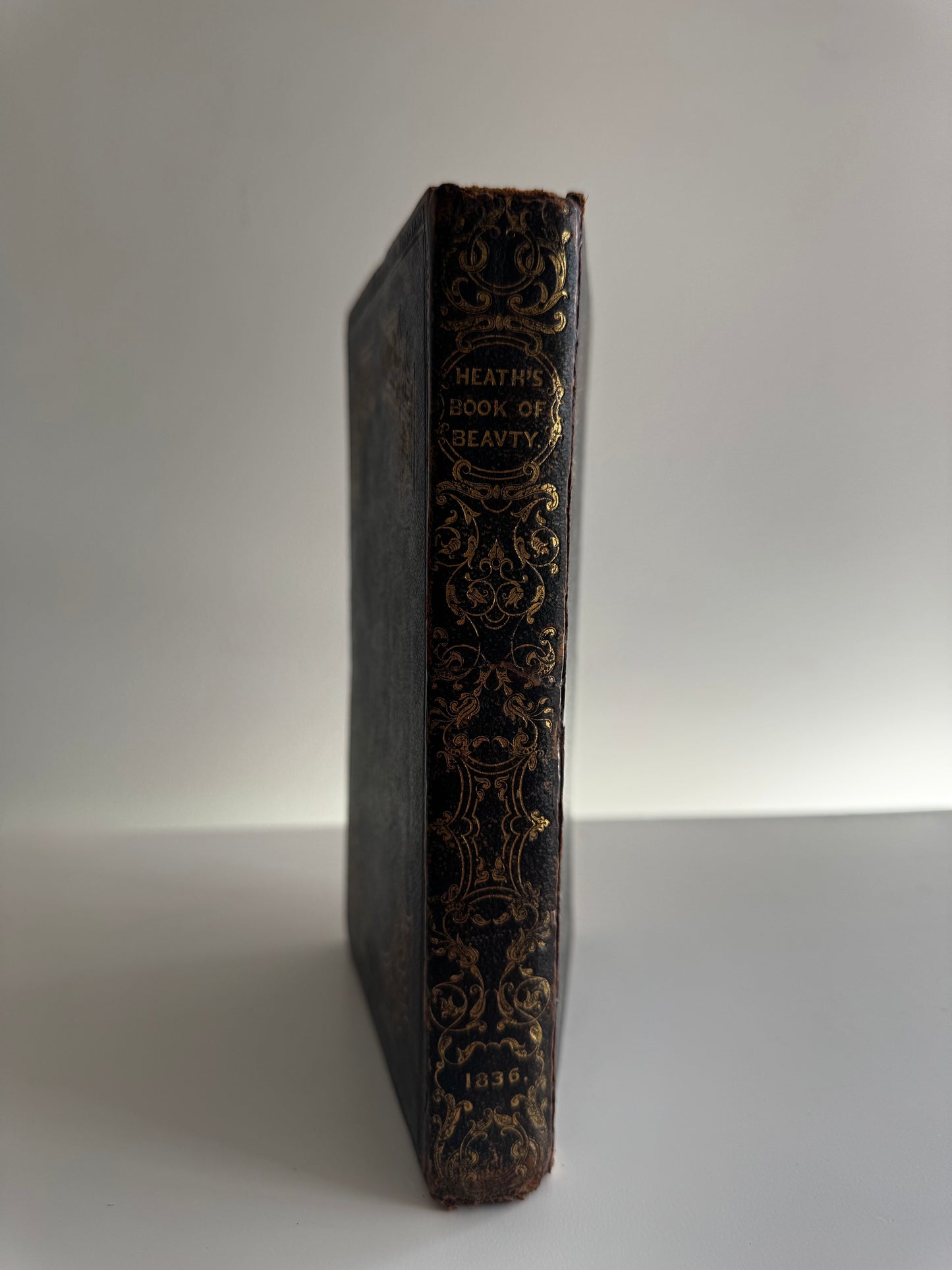 Antique 1836 Copy of Heaths Book of Beauty Lady Blessington Decorative Binding
