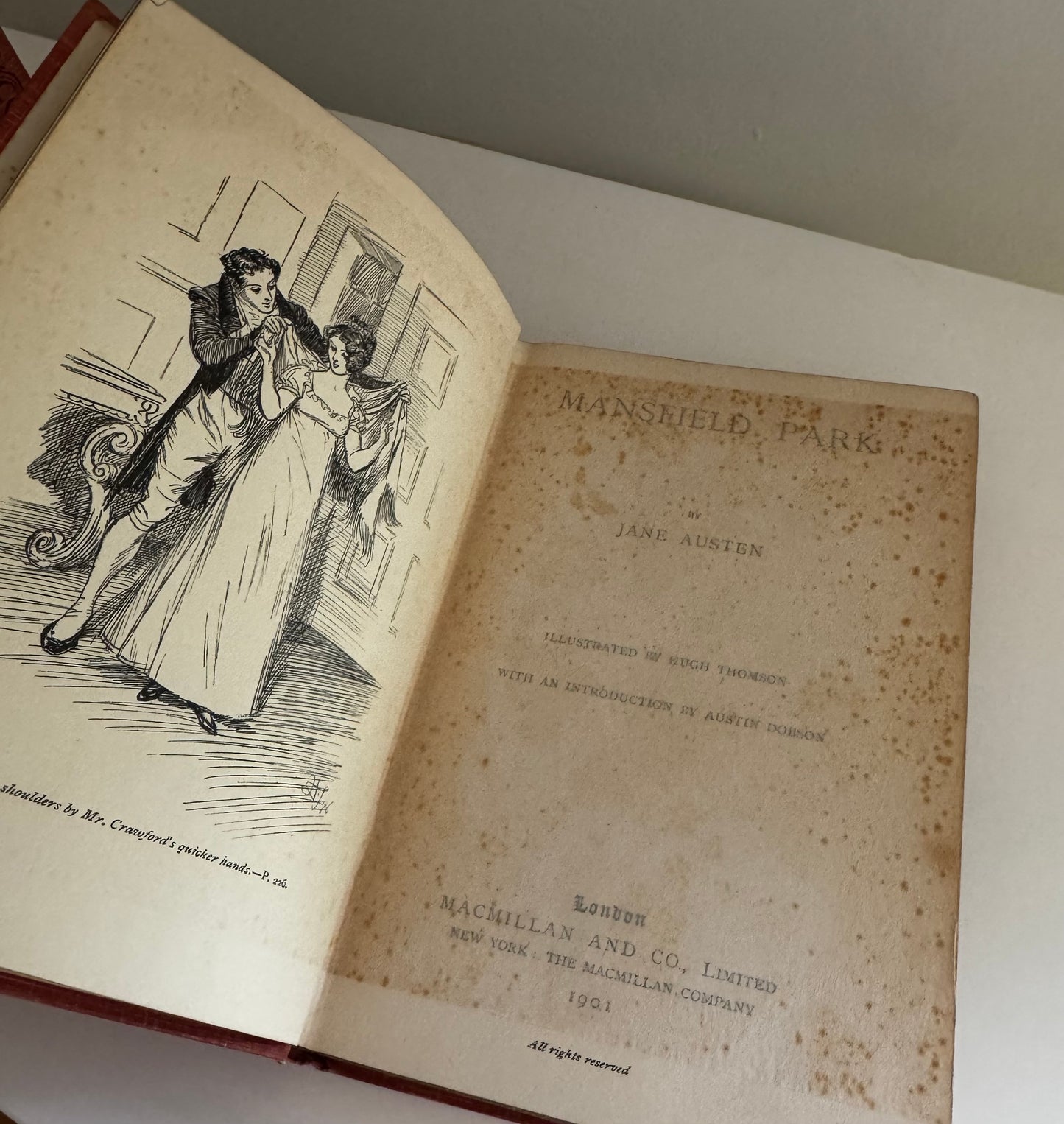 Complete Set Jane Austen’s Works Hugh Thomson CE Brock 1901 Pride & Prejudice