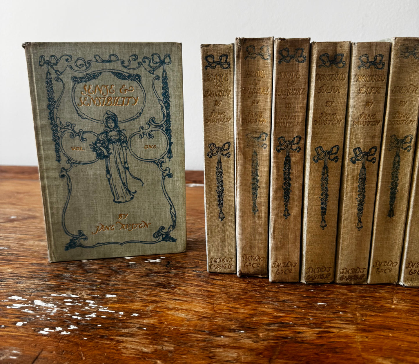 Jane Austen JM Dent 10-Volume Set Illustrated Brock 1908