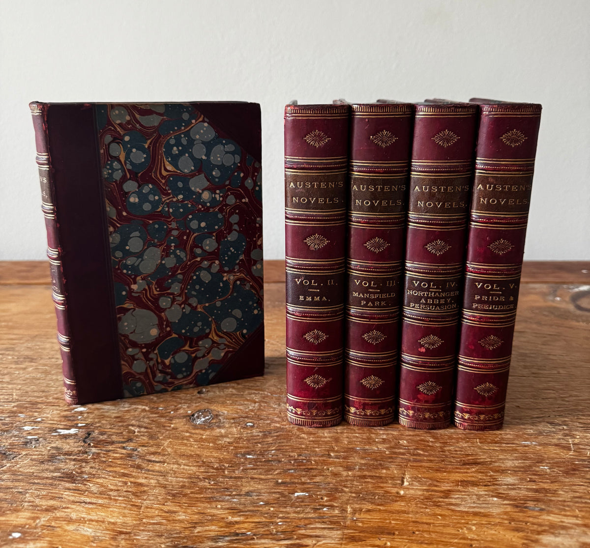 Jane Austen’s Novels Full Set Richard Bentley 1869 Fine Bind  Pride & Prejudice 3rd “New”Edition