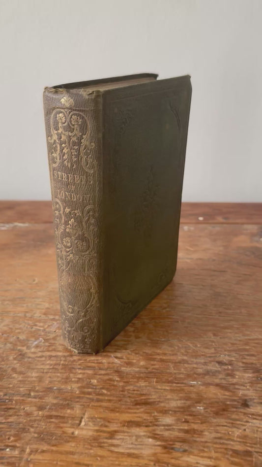 Antique Copy Streets of London by Thomas Smith 1849 Richard Bentley Book